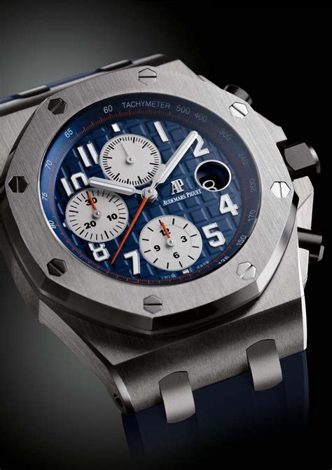 audemars piguet cinturino gomma blu|Audemars Piguet Royal Oak Offshore Chronograph.